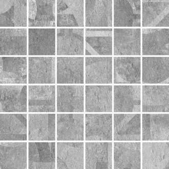 Verve Mosaico Vintage 4,7x4,7 Charcoal 62167