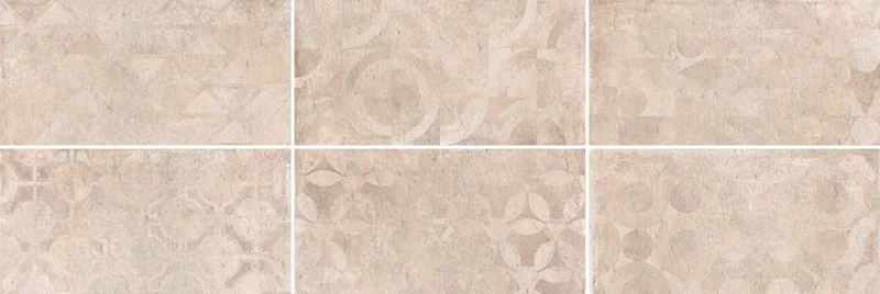 Керамогранит Cerdomus Verve Vintage Beige (6 soggetti Mix) 62125 30x60 матовый
