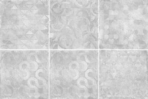 Керамогранит Cerdomus Verve Vintage Grey (6 soggetti Mix) 61934 60x60 матовый