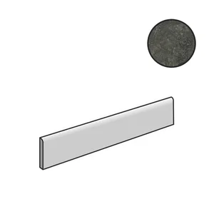 Бордюр Cerim Artifact Worked Charcoal 760918 4,6x60 матовый