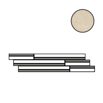 Elemental Stone Cream Dolomia Listello Sfalsato Nat 767036