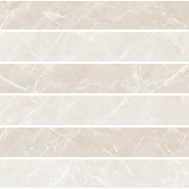 Мозаика Cerim Elemental Stone White Dolomia Mos 3D Luc 767172 30x30 лаппатированная