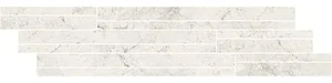 Мозаика Cerim Exalt Fairy White Modulo Listello Sfalsato Mix 760945 15x60 лаппатированная
