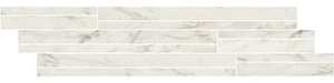 Мозаика Cerim Exalt Magic White Modulo Listello Sfalsato Mix 760944 15x60 лаппатированная