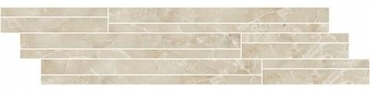 Мозаика Cerim Exalt Oyster Shade Modulo Listello Sfalsato Mix 760946 15x60 лаппатированная