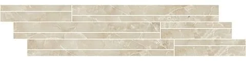 Мозаика Cerim Exalt Oyster Shade Modulo Listello Sfalsato Mix 760946 15x60 лаппатированная