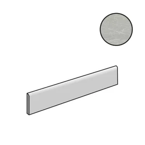 Бордюр Cerim Exalt Silver Light Luc 761027 4,6x60 лаппатированный