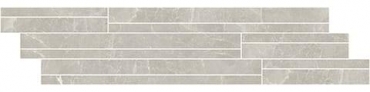 Мозаика Cerim Exalt Silver Light Modulo Listello Sfalsato Mix 760949 15x60 лаппатированная