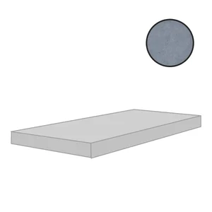 Ступень Cerim Match Up Cemento Blueberry Angolo Gradino Sx 772354 33x120 матовая