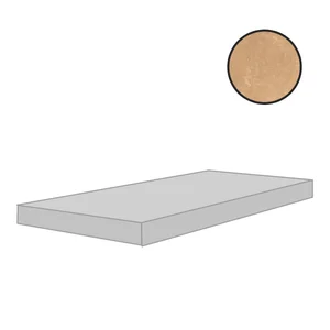 Ступень Cerim Match Up Cemento Cinnamon Comfort Angolo Gradino Sx 772353 33x120 матовая