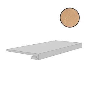 Ступень Cerim Match Up Cemento Cinnamon Gradino 772294 33x120 матовая