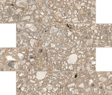 Мозаика Cerim Match Up Cookie Mix Comfort Mosaico Muretto 772560 7,5x15 матовая