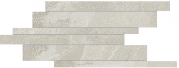 Мозаика Cerim Natural Stone White Modulo Listello Sfalsato 753112 21x40 матовая