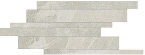 Мозаика Cerim Natural Stone White Modulo Listello Sfalsato 753112 21x40 матовая