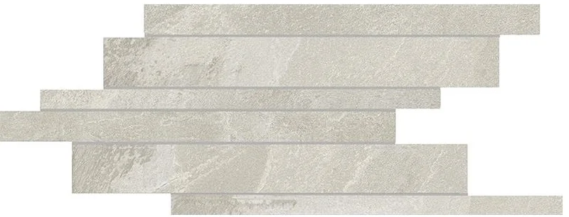 Мозаика Cerim Natural Stone White Modulo Listello Sfalsato 753112 21x40 матовая