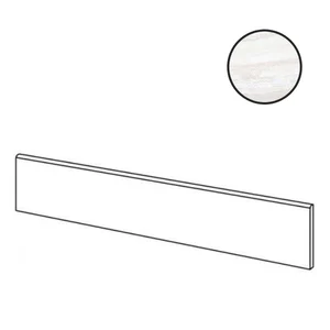 Бордюр Cerim Onyx Battiscopa White Luc 752926 4,6x60 полированный
