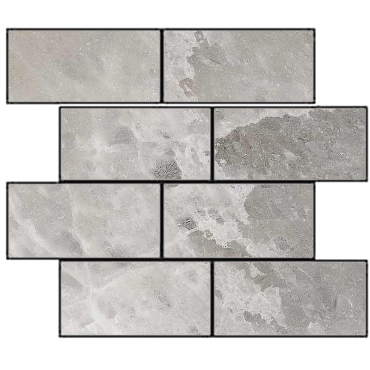Мозаика Cerim Rock Salt Celtic Grey Muretto Sfalsato Luc 766761 30x30 полированная