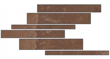 Мозаика Cerim Rock Salt Hawai Red Listello Sfalsato 766755 15x60 матовая