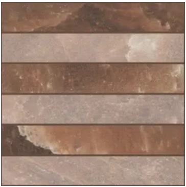 Мозаика Cerim Rock Salt Hawaiian Red Mosaico 3D Nat 766740 30x30 натуральная