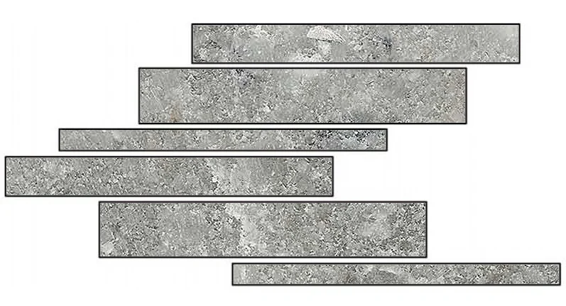 Мозаика Cerim Rock Salt Maui Green Listello Sfalsato 766754 15x60 матовая