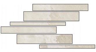 Rock Salt White Gold Listello Sfalsato 766710