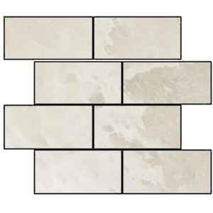 Мозаика Cerim Rock Salt White Gold Muretto Sfalsato Luc 766760 30x30 полированная
