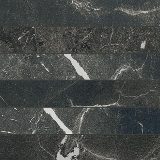 Timeless Black Deep Mosaico 3D Luc 747375