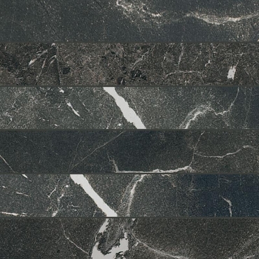 Мозаика Cerim Timeless Black Deep Mosaico 3D Nat 747383 30x30 натуральная