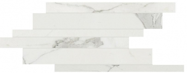 Мозаика Cerim Timeless Calacatta Modulo Listello Sfalsato Luc 747413 21x40 полированная