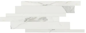 Мозаика Cerim Timeless Calacatta Modulo Listello Sfalsato Luc 747413 21x40 полированная