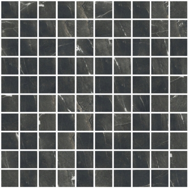 Мозаика Cerim Timeless Mosaico Black Deep Luc 747409 30x30 полированная