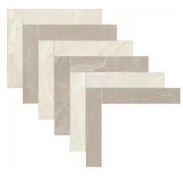 Керамогранит Cerim Woodslate Life Arrow Mix Cotton Dove 776740 45x64 матовый