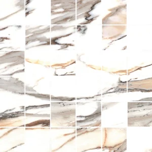 Мозаика Cerrad Calacatta Mosaic Gold Poler 29,7x29,7 полированная