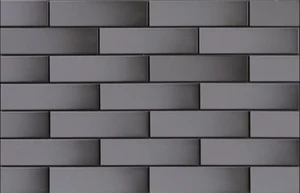 Клинкерная плитка Cerrad Grafitowa 9867 6,5x24,5 глянцевая
