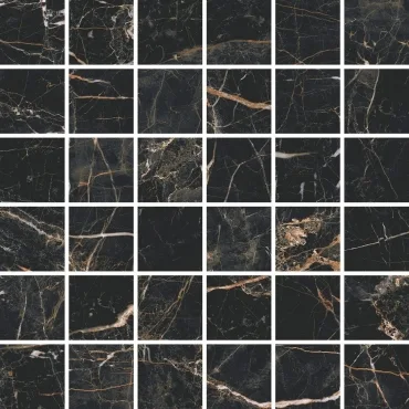 Мозаика Cerrad Marquina Mosaic Gold 29,7x29,7 матовая