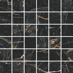 Мозаика Cerrad Marquina Mosaic Gold 29,7x29,7 матовая