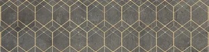 Декоративный элемент Cerrad Softcement Decor Graphite Geo Poler 29,7x119,7 полированный