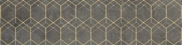 Декоративный элемент Cerrad Softcement Decor Graphite Geo Rect. 29,7x119,7 матовый