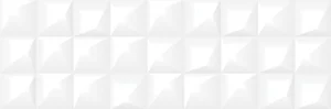 Плитка Cersanit Gradient Белый Рельеф GRS052 20x60 глянцевая