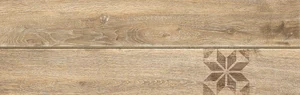 Керамогранит Cersanit Ornamentwood Декорированный Бежевый OW4M013D 18,5x59,8 матовый