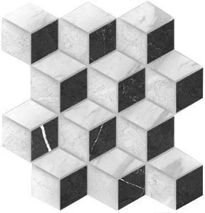 Мозаика Cersanit Royal Stone Многоцветный A-RS2L451G 27x28 глянцевая