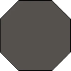 Керамогранит Ce.Si Art Deco Carbonio Ottagono 10x10 матовый