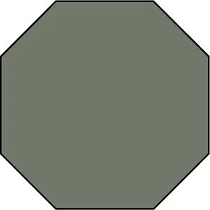 Керамогранит Ce.Si Art Deco Giada Ottagono 10x10 матовый