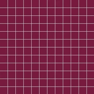 Мозаика Ce.Si Matt Amaranto Su Rete 2,5x2,5 30x30 матовая
