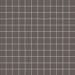 Мозаика Ce.Si Matt Antracite Su Rete 2,5x2,5 30x30 матовая