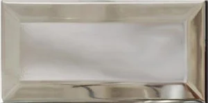 Декоративный элемент Ce.Si Metro Argento Diamante 7,5x15 глянцевый