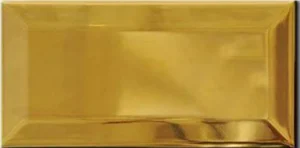Декоративный элемент Ce.Si Metro Oro Diamante 7,5x15 глянцевый