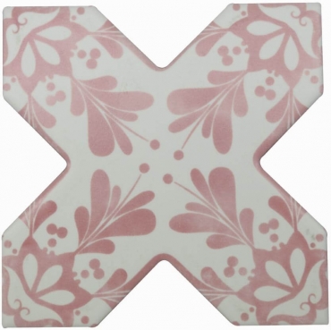 Декоративный элемент Cevica Becolors Cross Dec. Stencil Coral 132,5x132,5 матовый