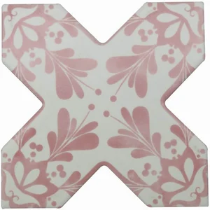 Декоративный элемент Cevica Becolors Cross Dec. Stencil Coral 132,5x132,5 матовый
