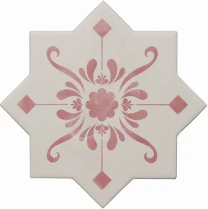 Декоративный элемент Cevica Becolors Star Dec. Stencil Coral 132,5x132,5 матовый
